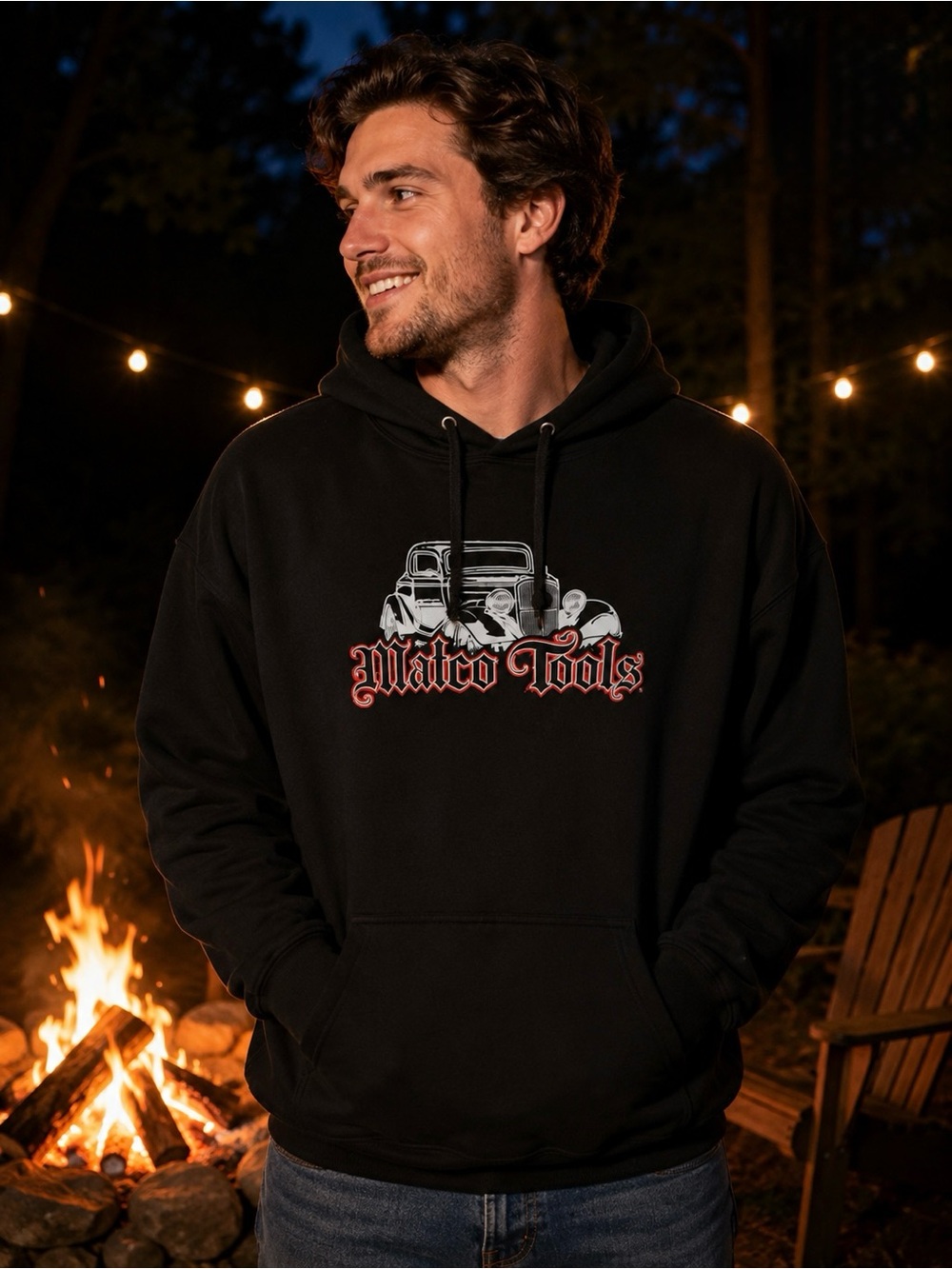 Matco Tools Black Hot Rod Graphic Hoodie XL